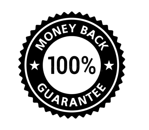 100 percent money back guarantee seal