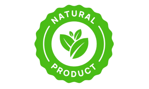 100 percent natural ingredients badge