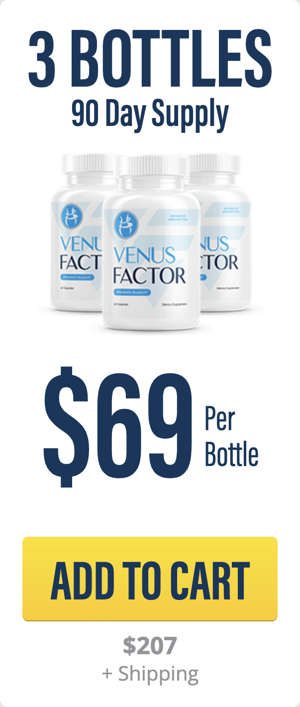 Venus Factor 90 day supply three bottles package